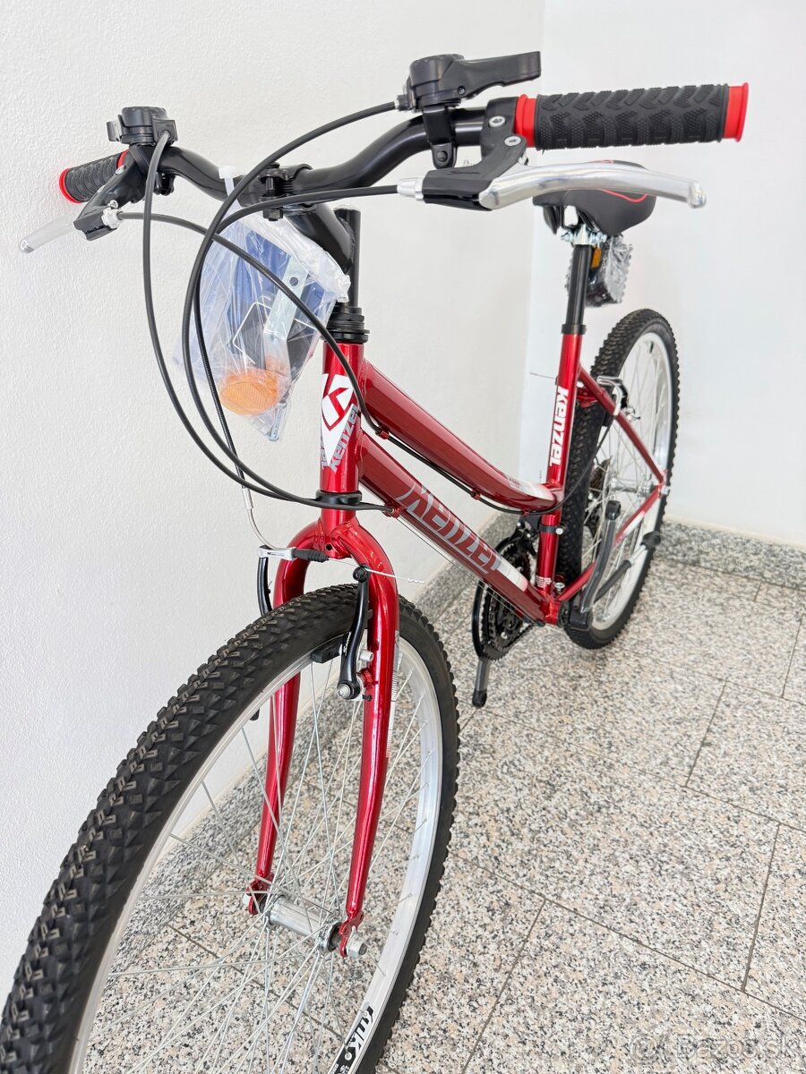 Kenzel COMPACT, 26, bicykel dámsky , veľ. 17, bordový - 8