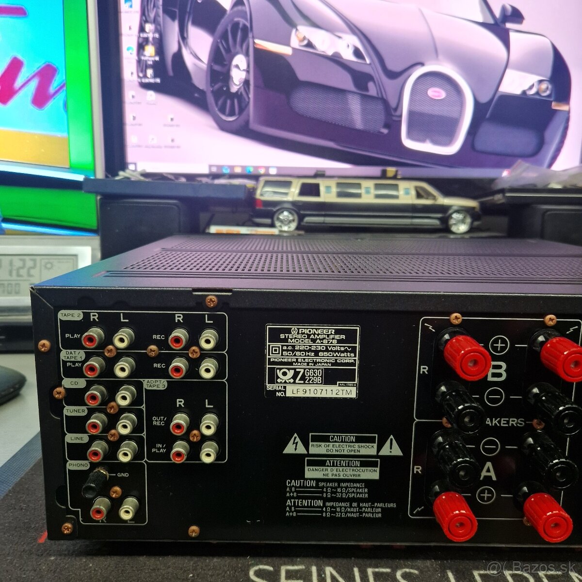 PIONEER A-676...integrovaný stereo zosilovač.. - 8