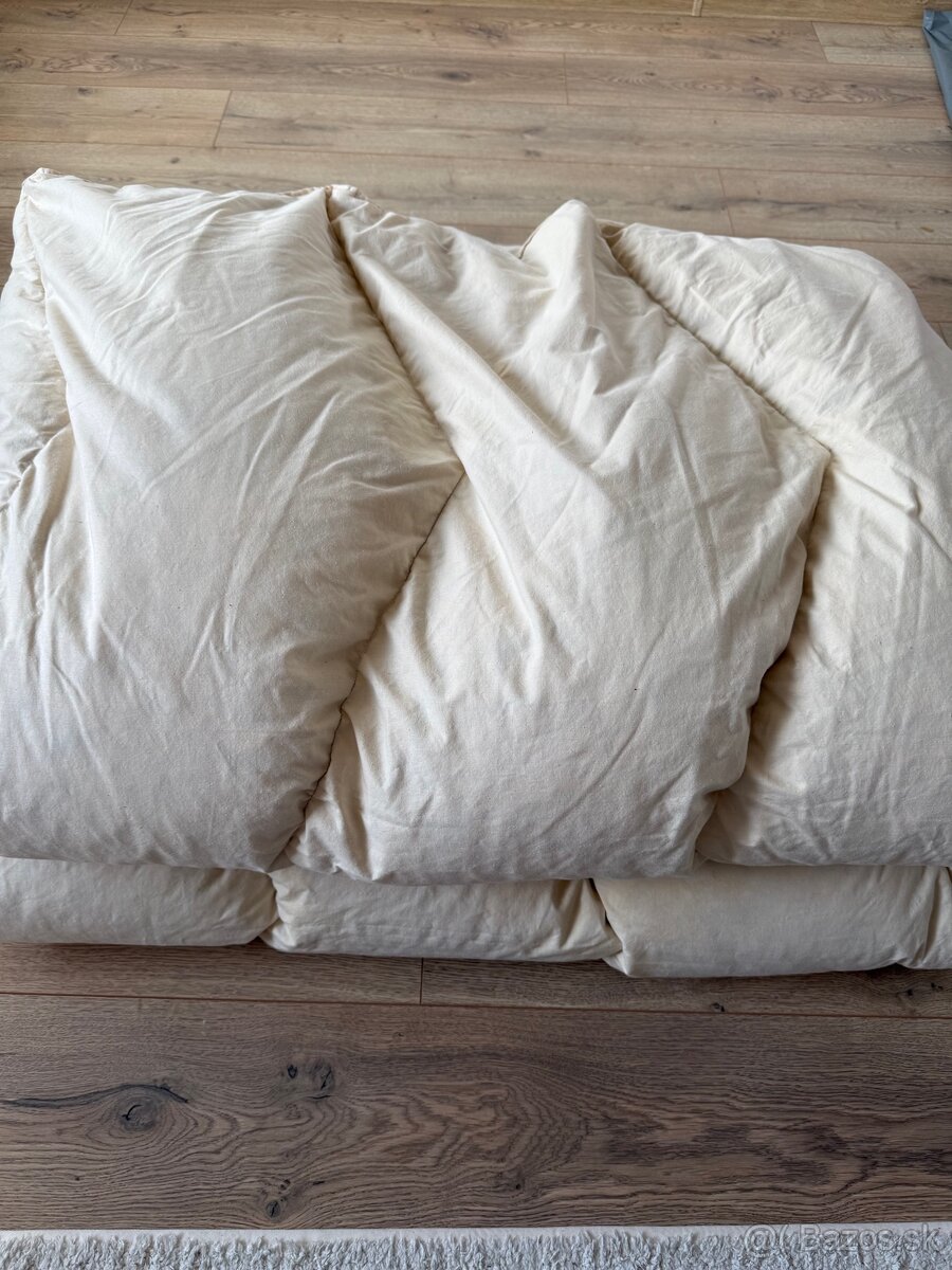 2× páperový paplón, ručná výroba z nesekaného páperia - 8