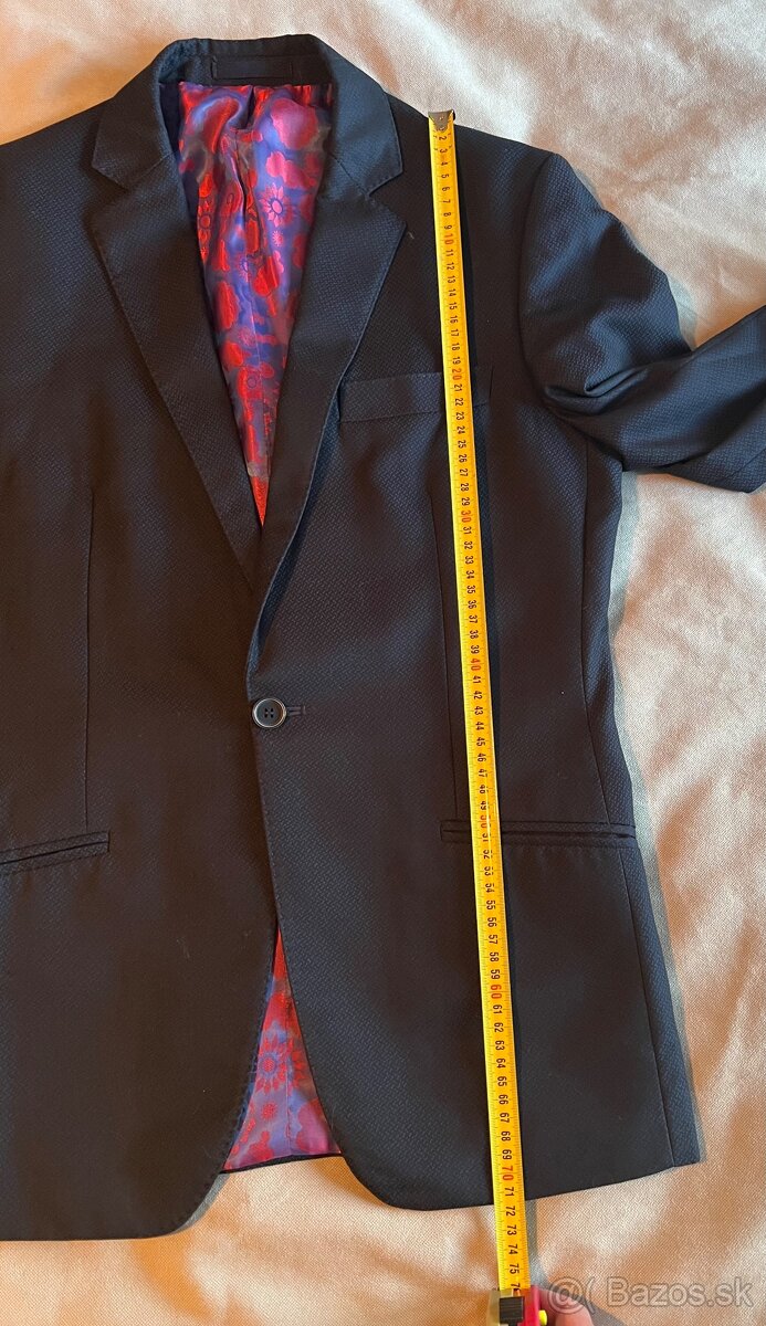 Tmavomodry oblek - 8