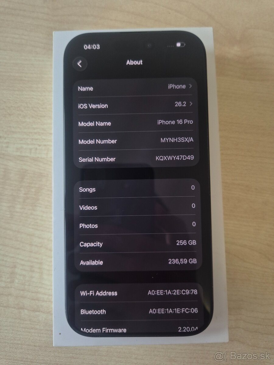iPhone 16 Pro 256GB 100% BH - 8