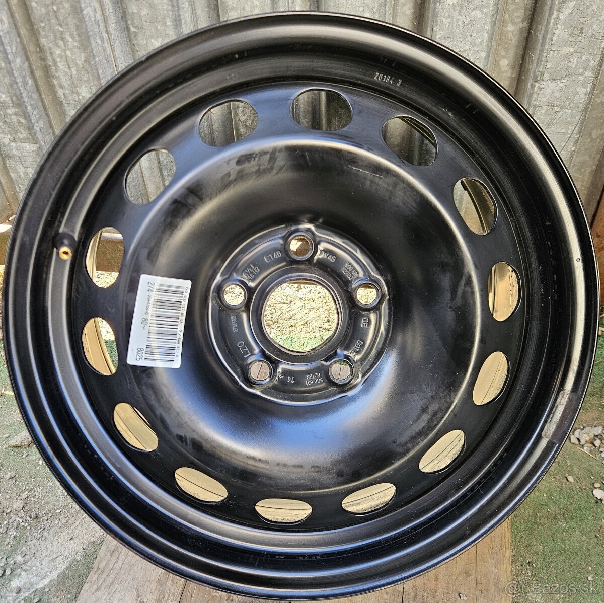 Originálne plechové disky VW - 5x112 r16 - 8