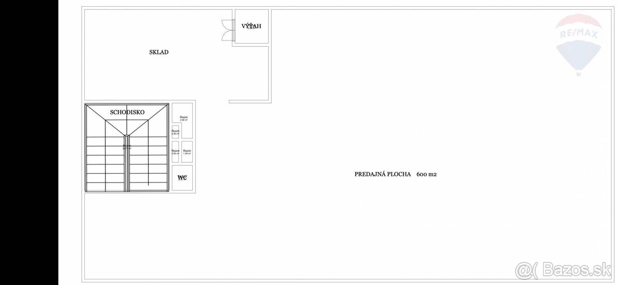 Exkluzívny komerčný priestor na prenájom – 600 m² priamo v c - 8