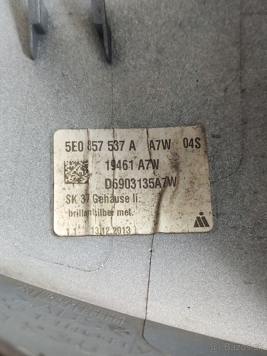 Kryt spätných zrkadiel Škoda Octavia 3 - 8