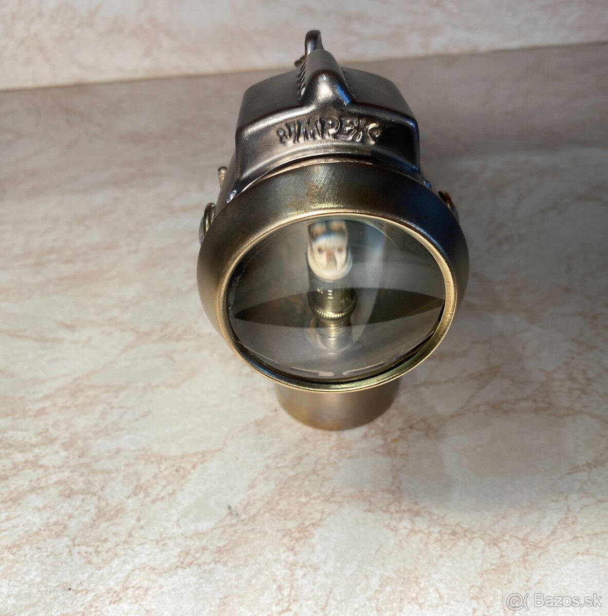 Karbidová lampa 3 na historický bicykel. - 8