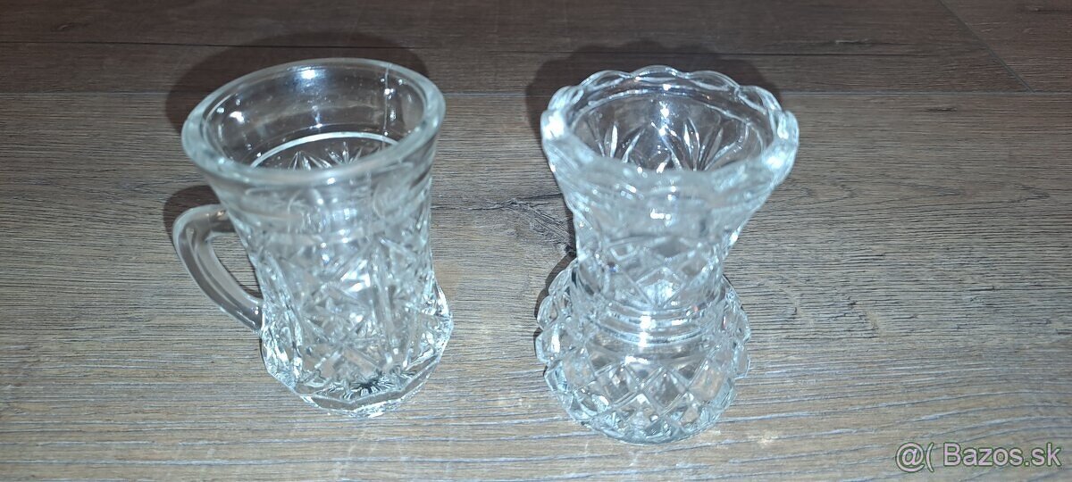 Brusene sklo, sklenene podnosy - 8