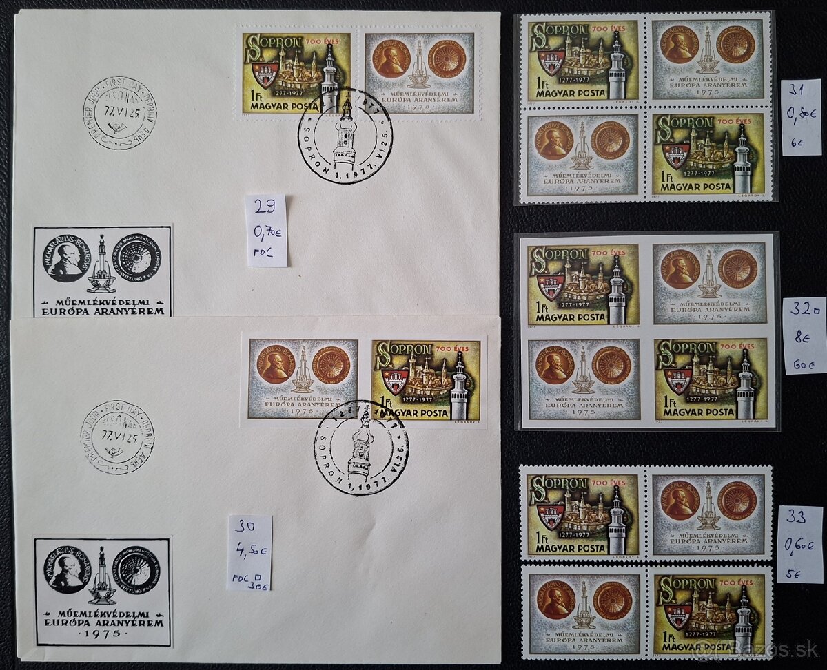 Postove znamky Madarsko (56poloziek) - 8