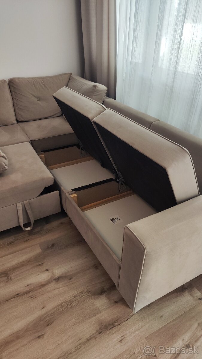 Veľká sdacia súprava tvar L - 8