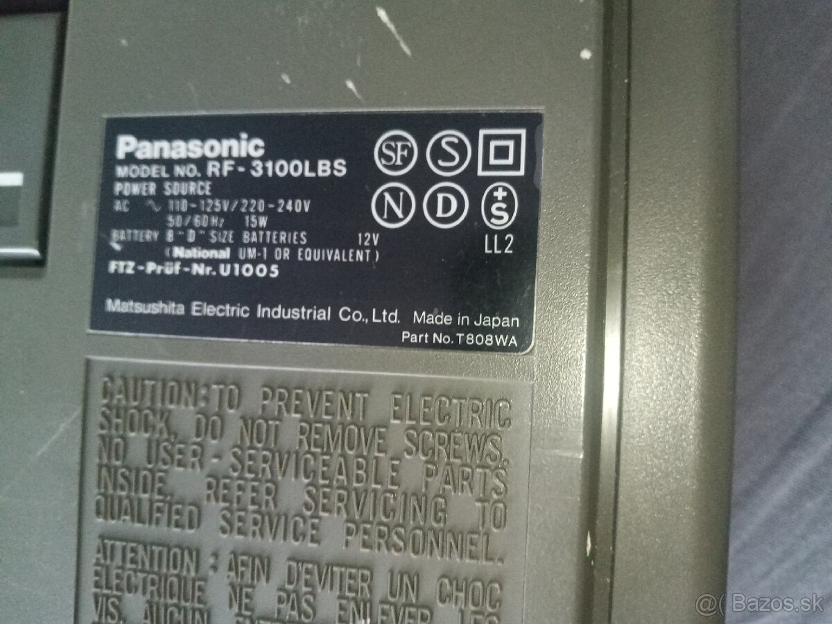 Rádio PANASINIC RF 3100 LBS DR31 - 8