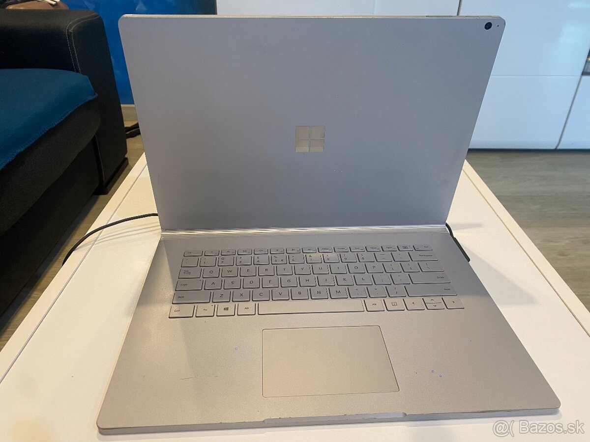 Surface BOOK 2 - 15palců, 16GB, 1TB, GTX1060, tablet, - 8