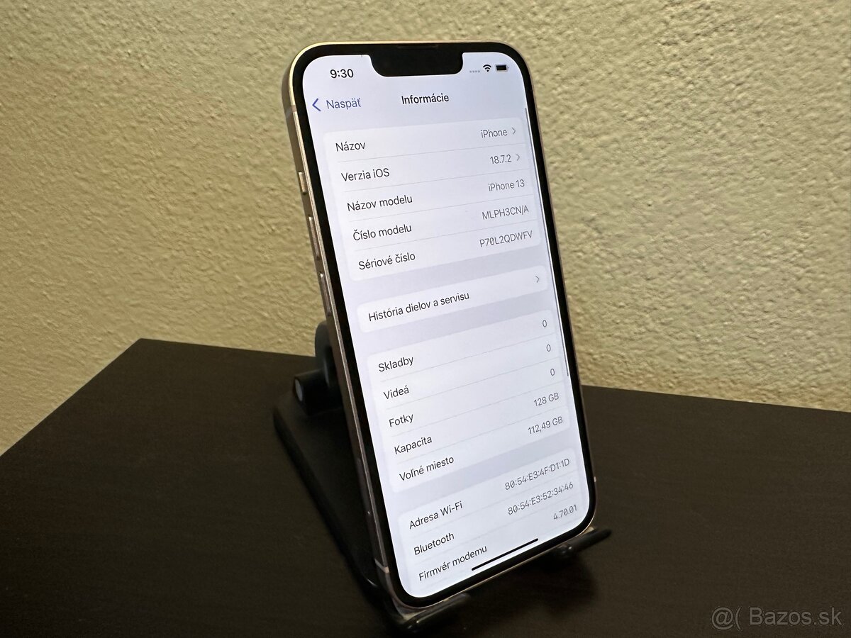 iPhone 13 128Gb Pink 100% Zdravie Batérie - 8