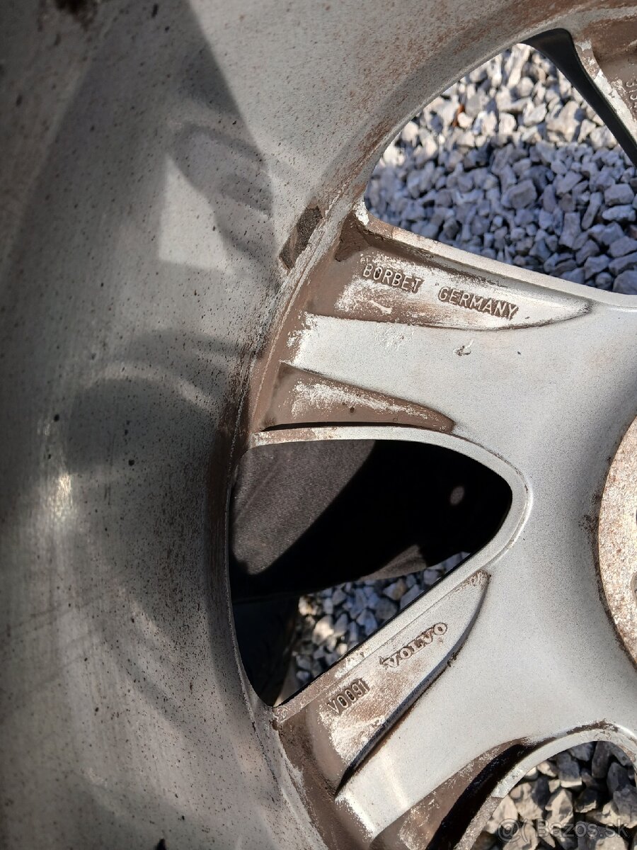 Predám alu.disky org.VOLVO na zimných pneu - 8