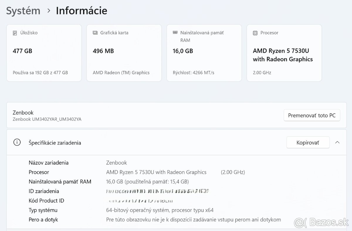 ASUS Zenbook 14 UM3402YA-KP395W Jade Black celokovový - 8