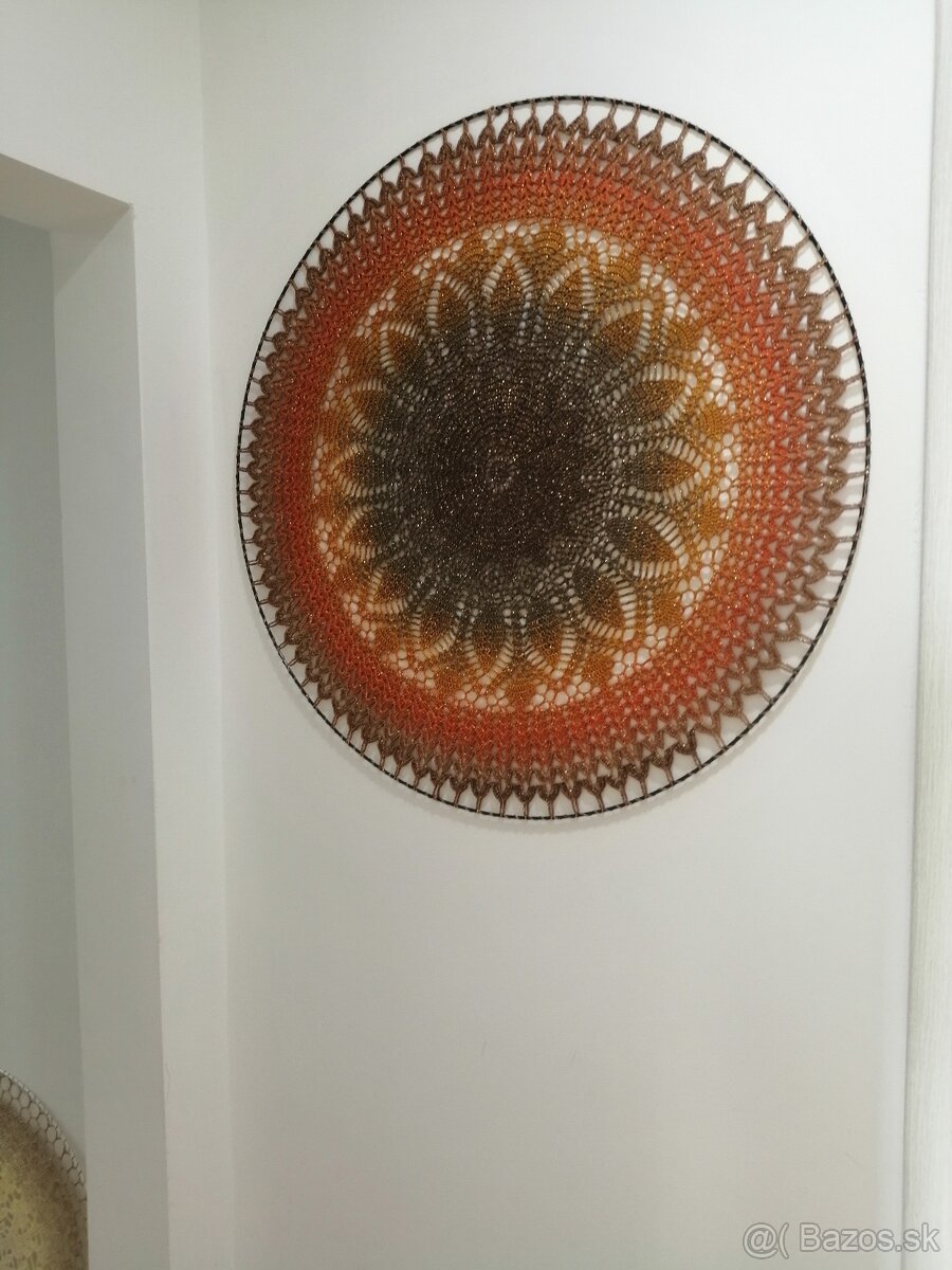 Hačkovaná mandala 1 - 8