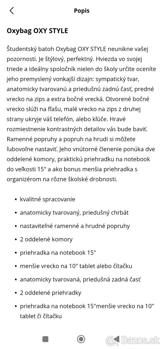 Batoh Oxybag OXY Style - 8