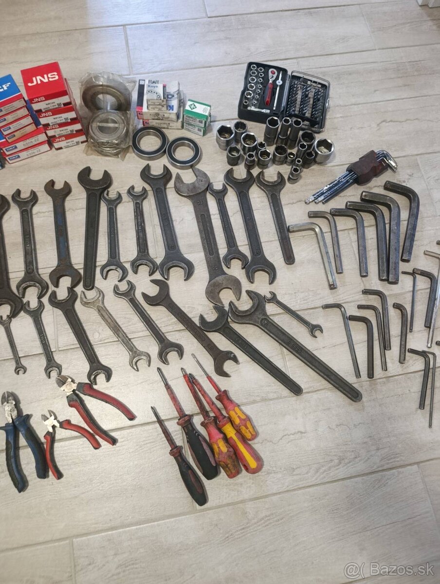 Náradie, ložiská, kľúče - 8