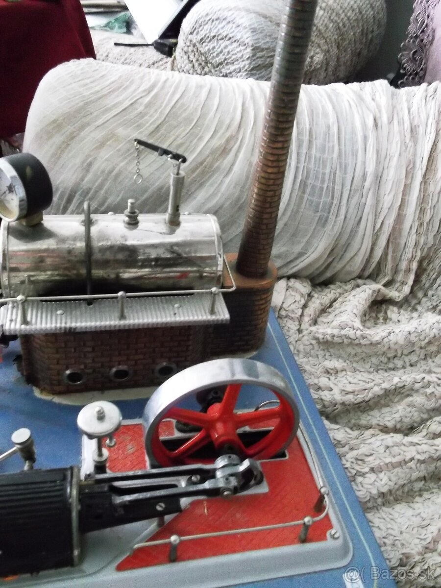 parný stroj komplet aj s manometrom - 8