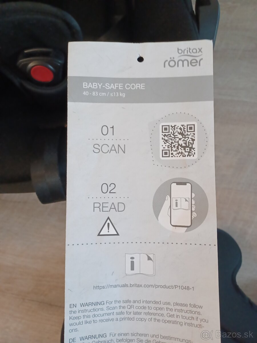 Britax romer baby safe core vajicko - 8