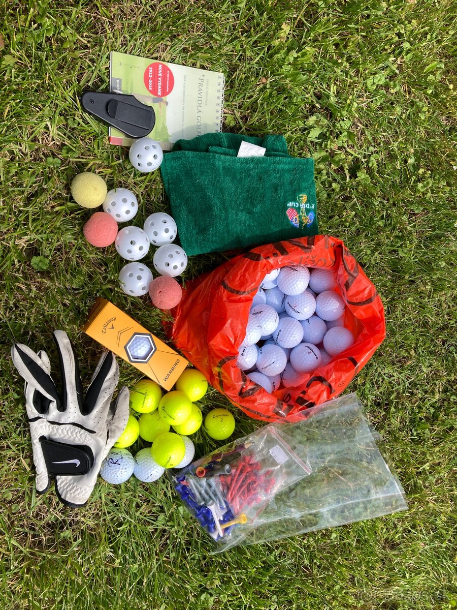 Golfove palice, bag, loptičky… - 8