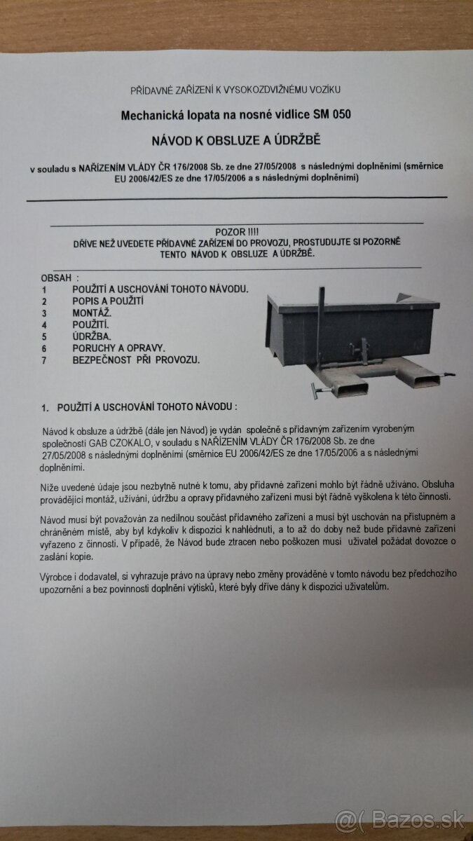 Lopata mechanická - 8