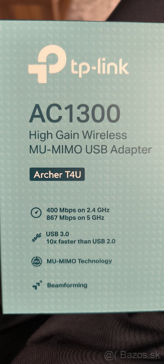 Wi-Fi adaptér TP-Link Archer T4U AC1300 (Archer T4U) čierny - 8