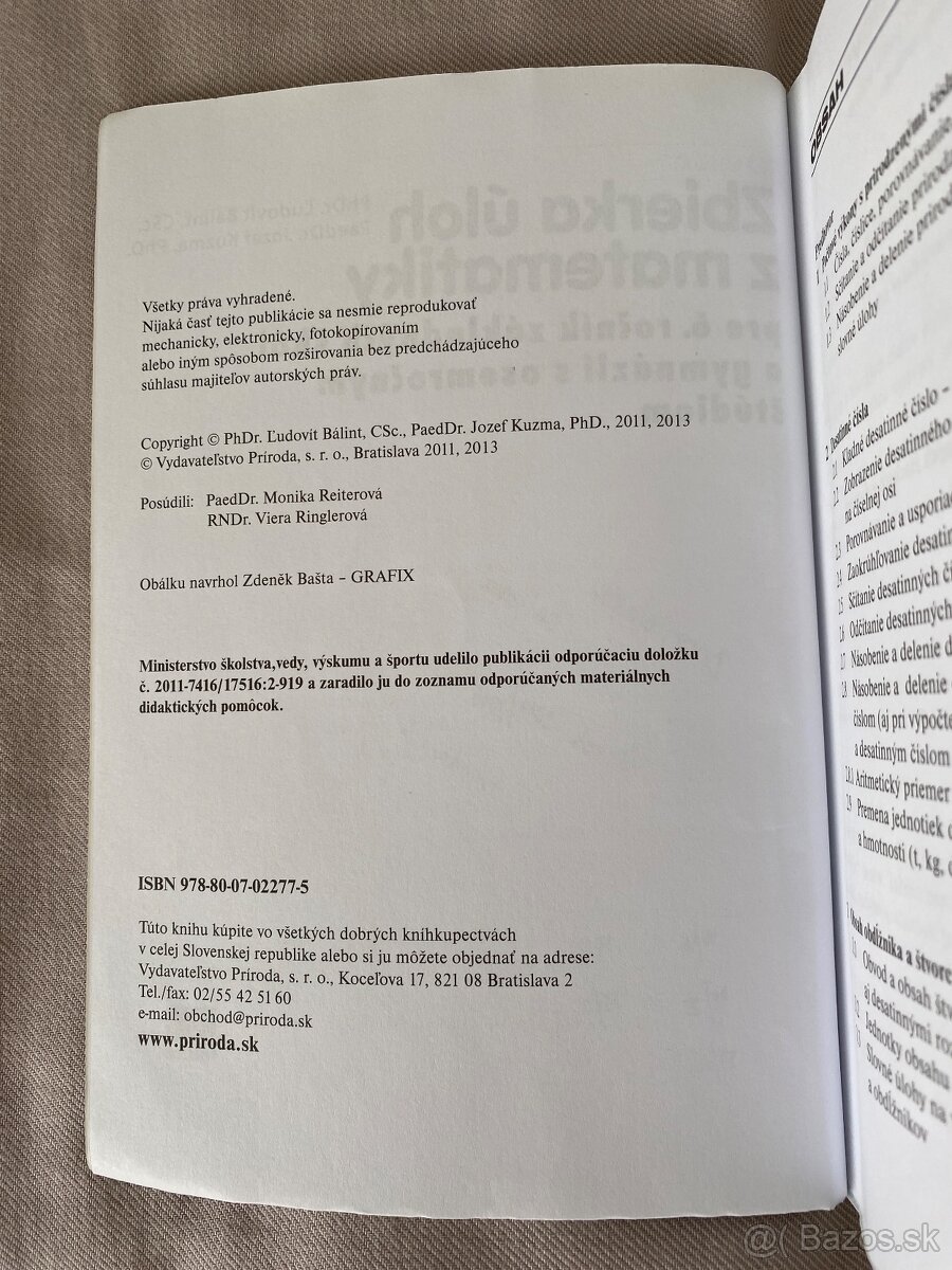 ZBIERKY ÚLOH Z MATEMATIKY - 8