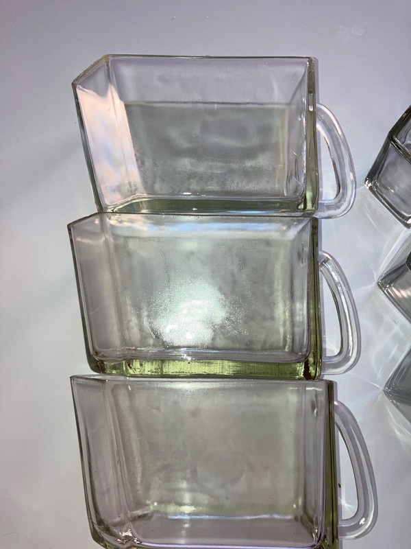 5 ks Sklenena doza, nadoba, zasobnik na pochutiny - 8