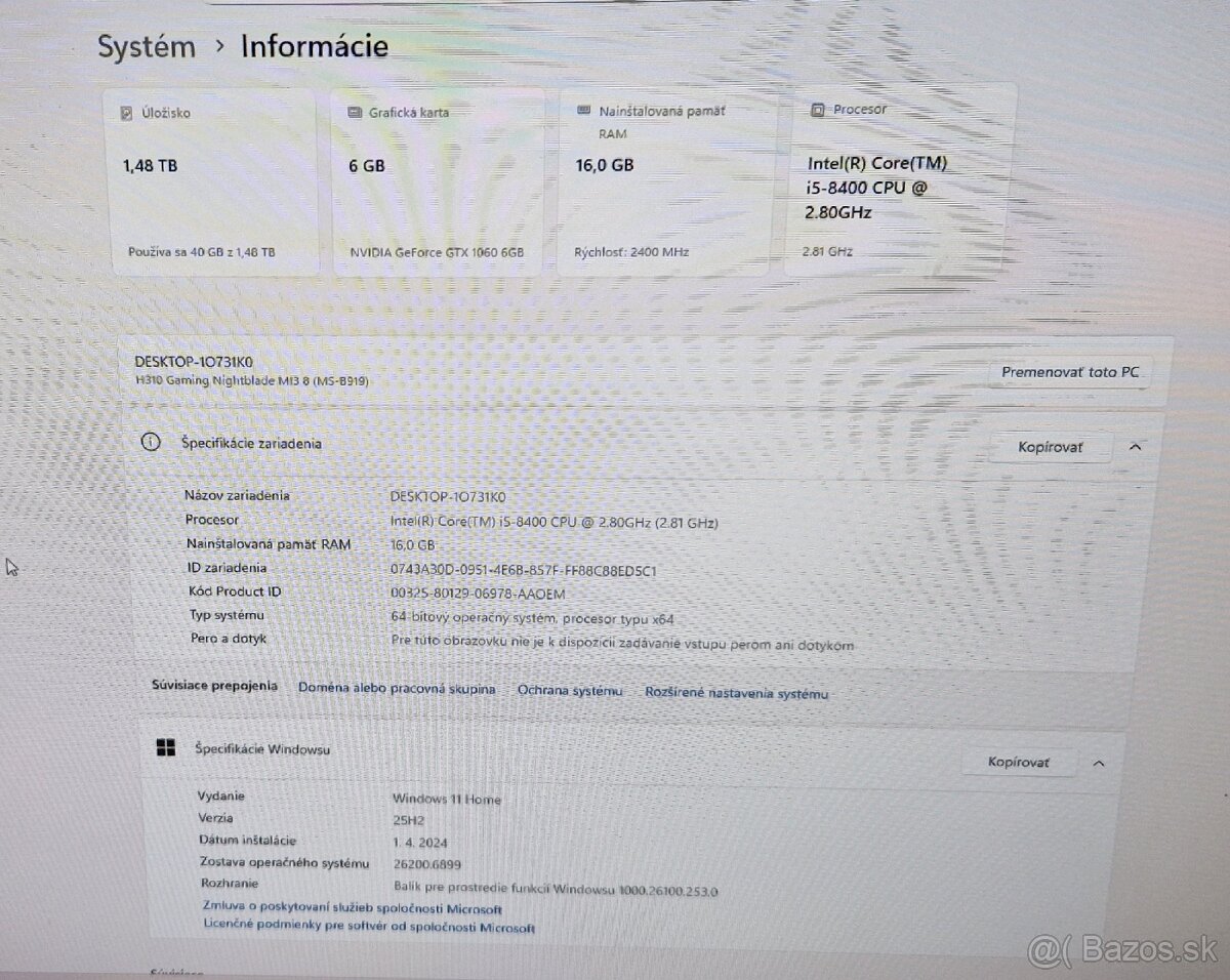 MSI Nightblade MI3 - 8