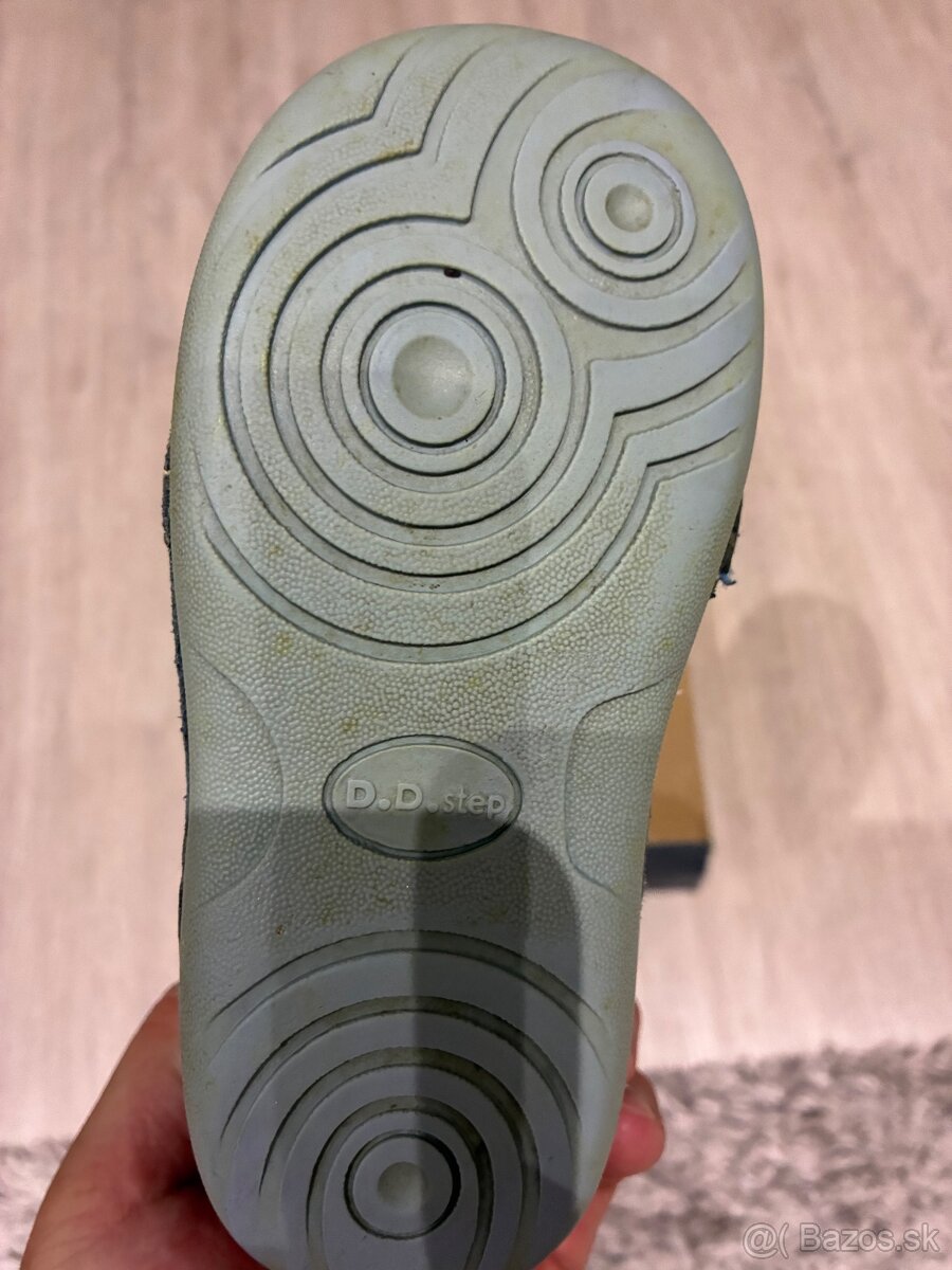 Letné kožené sandálky D.D.Step Sky Blue v24 - 8