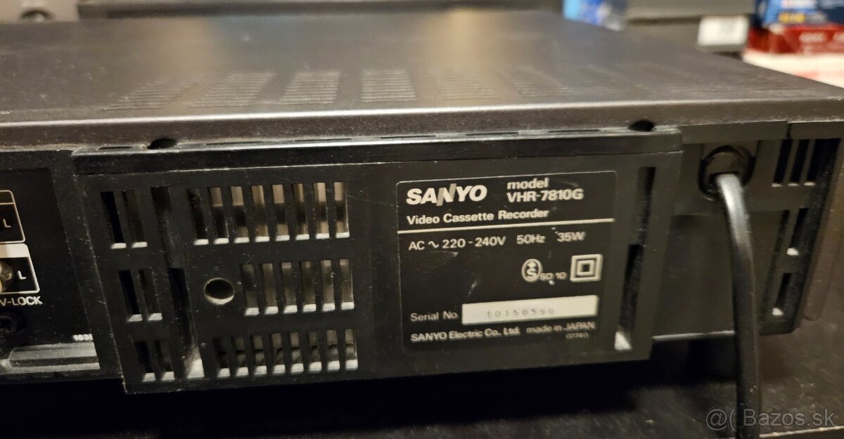 Predám videorekordér Sanyo - 8