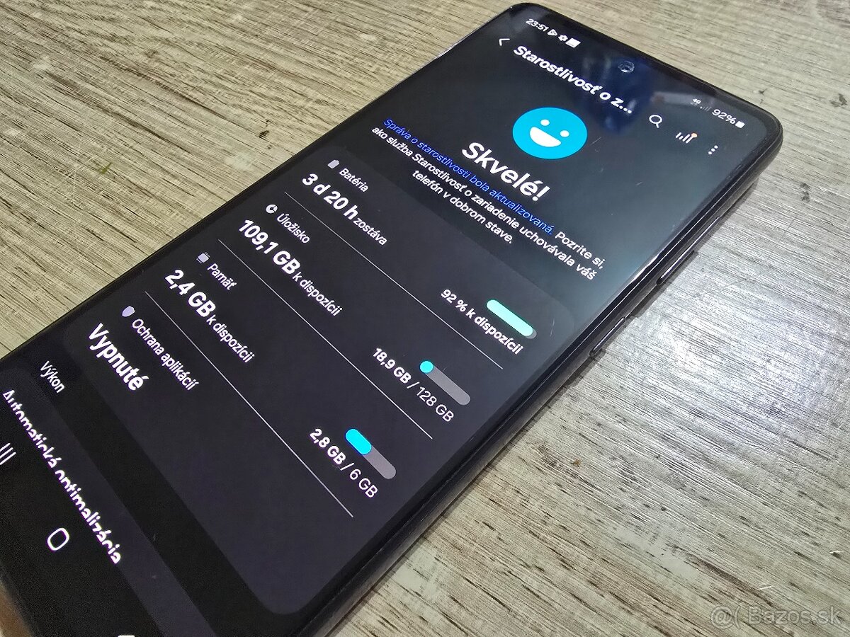 Samsung A52s 5G 128gb dual sim plnefunkcny ma len jemne znam - 8