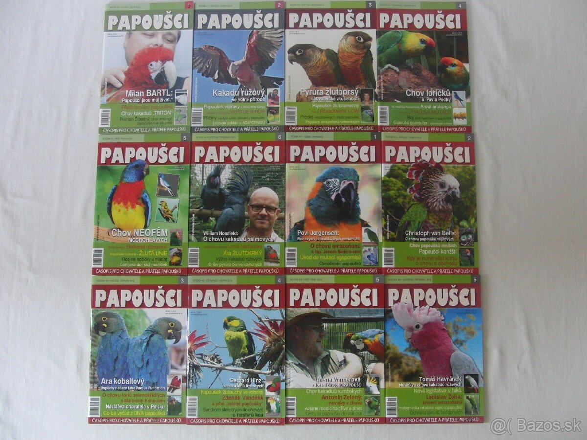 Papoušci 2001 - 2021 - komplet + bonus Speciál. - 8