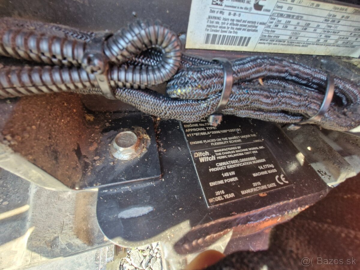 riadeny pretlak Ditch witch AT60 na skalní podvrty - 8