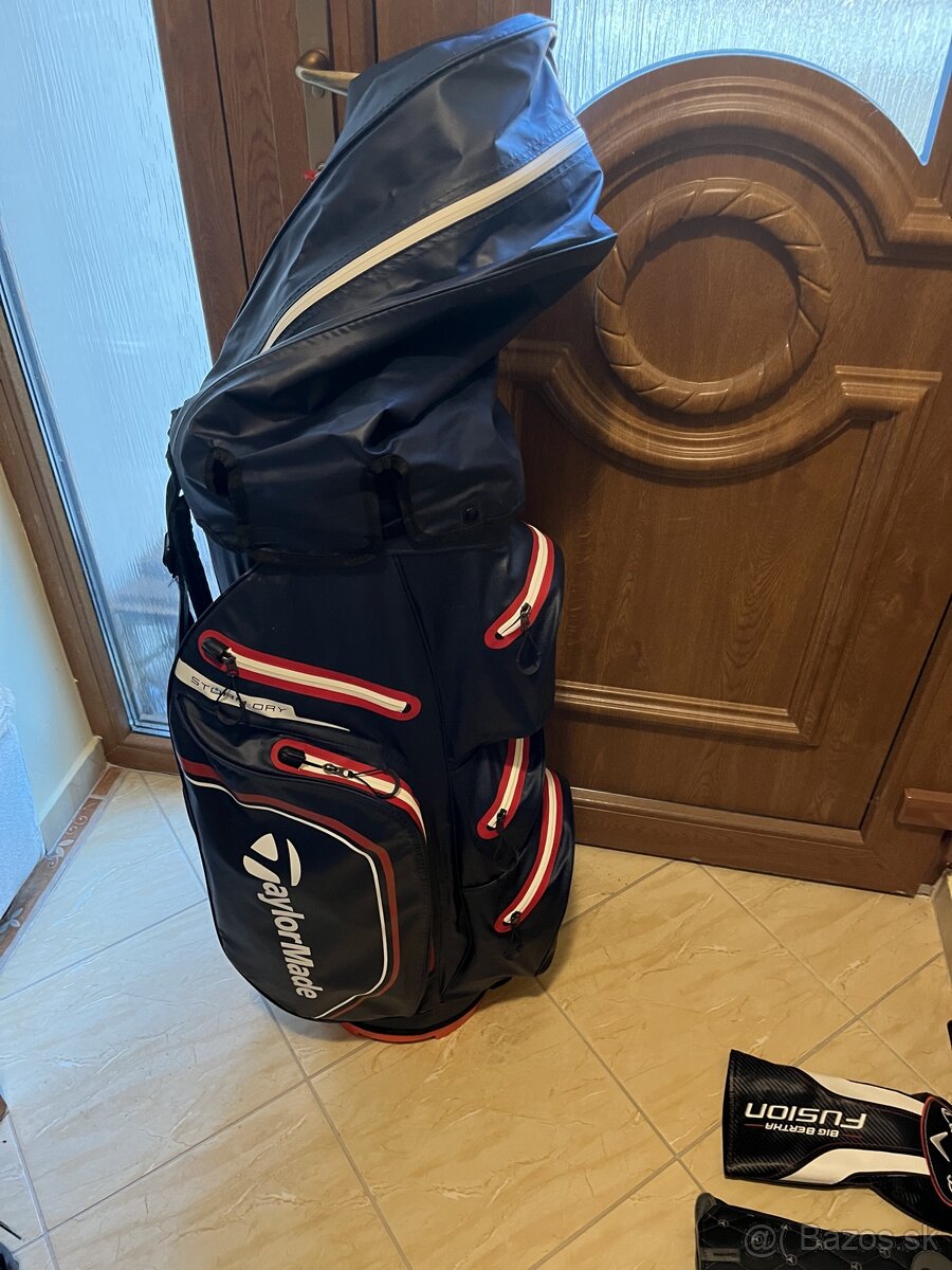 Golf.sada(12 palic a 2x bag), vozik, hitting mat, sietka. - 8