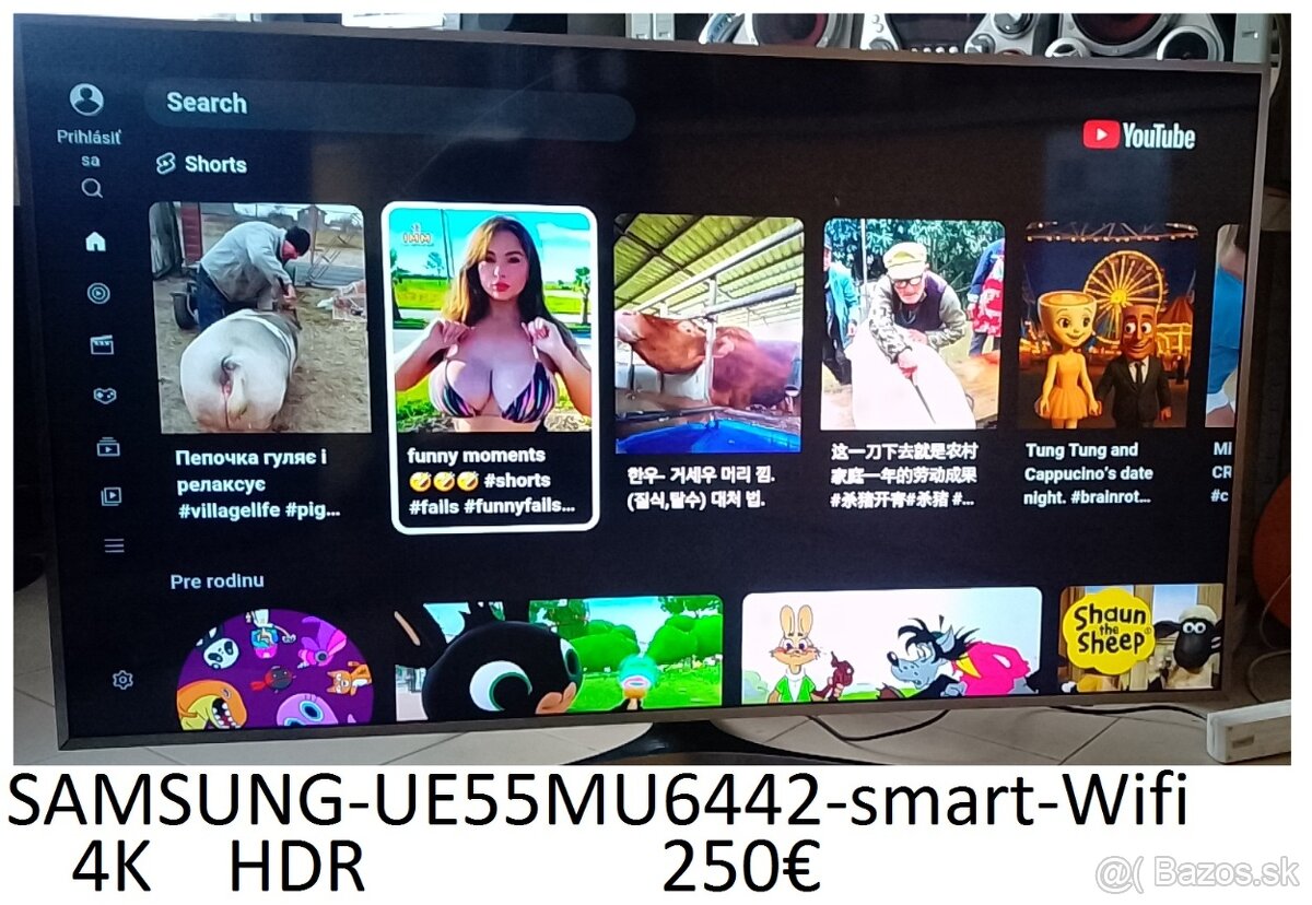 predám velký smart 4K TV LG-82 palcový 207cm-aj iné - 8