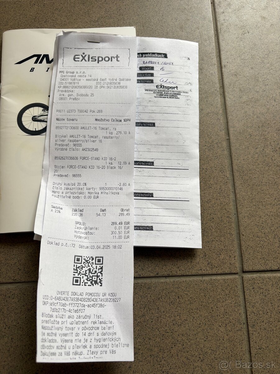 Detsky bicykel amulet ultralahky 16” - 8