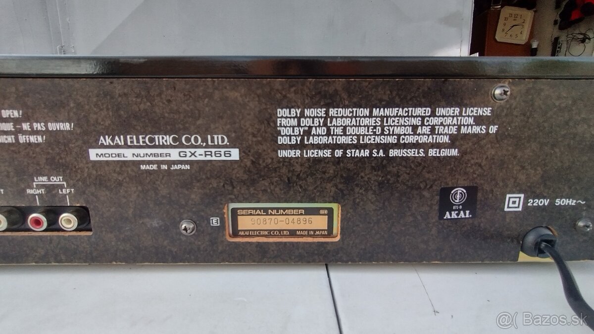 Predám Akai Casette Deck GX-R66. - 8
