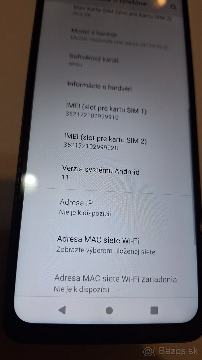 Motorola One Vision 4/128GB android 11 - 8
