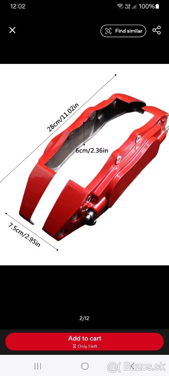 Ozdobné krytky brzdových strmenou a šrobov - 8