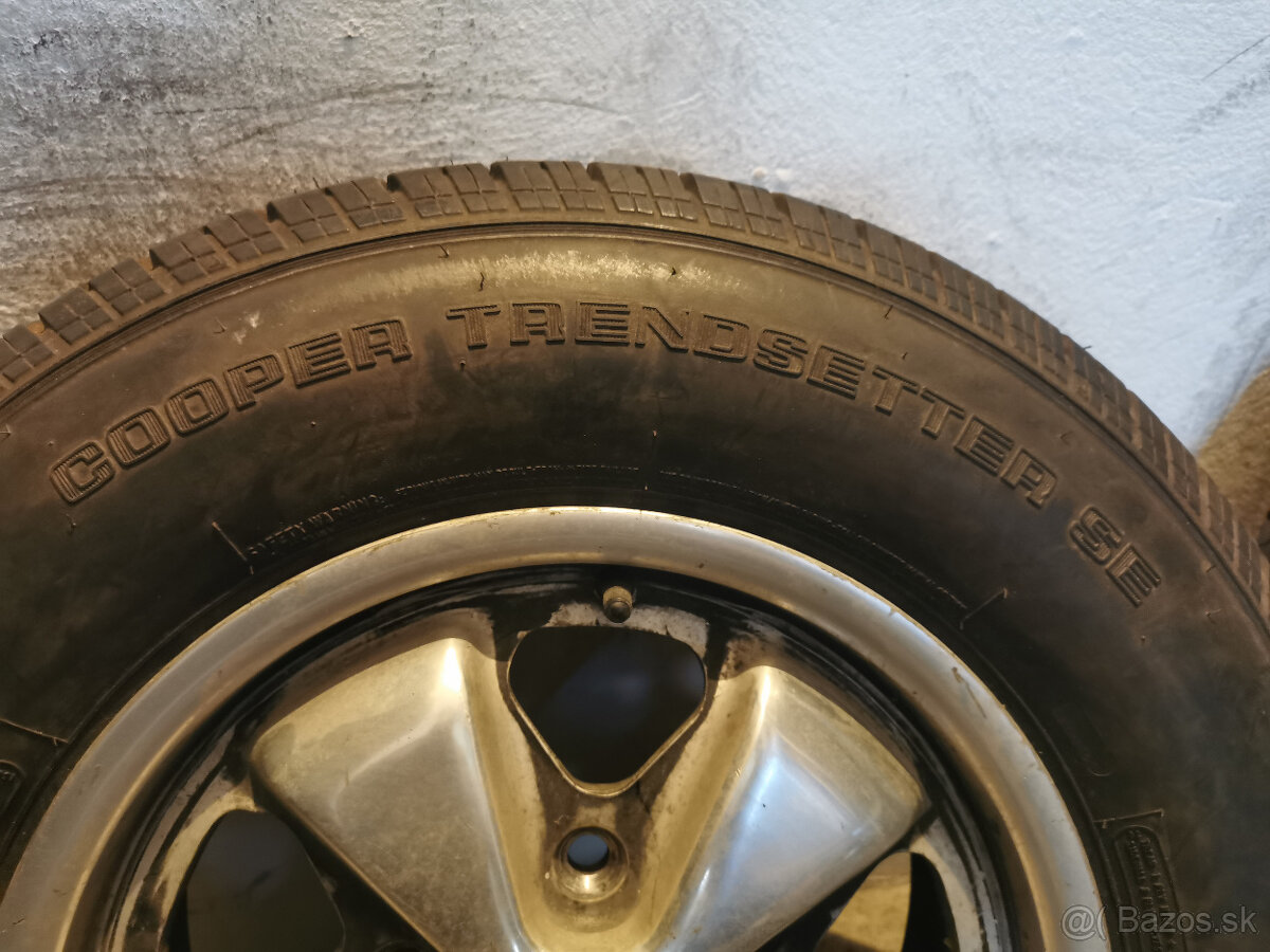 Porsche 911 / 912 - orig. 14" Fuchs alu s nejazdenými pneu - 8