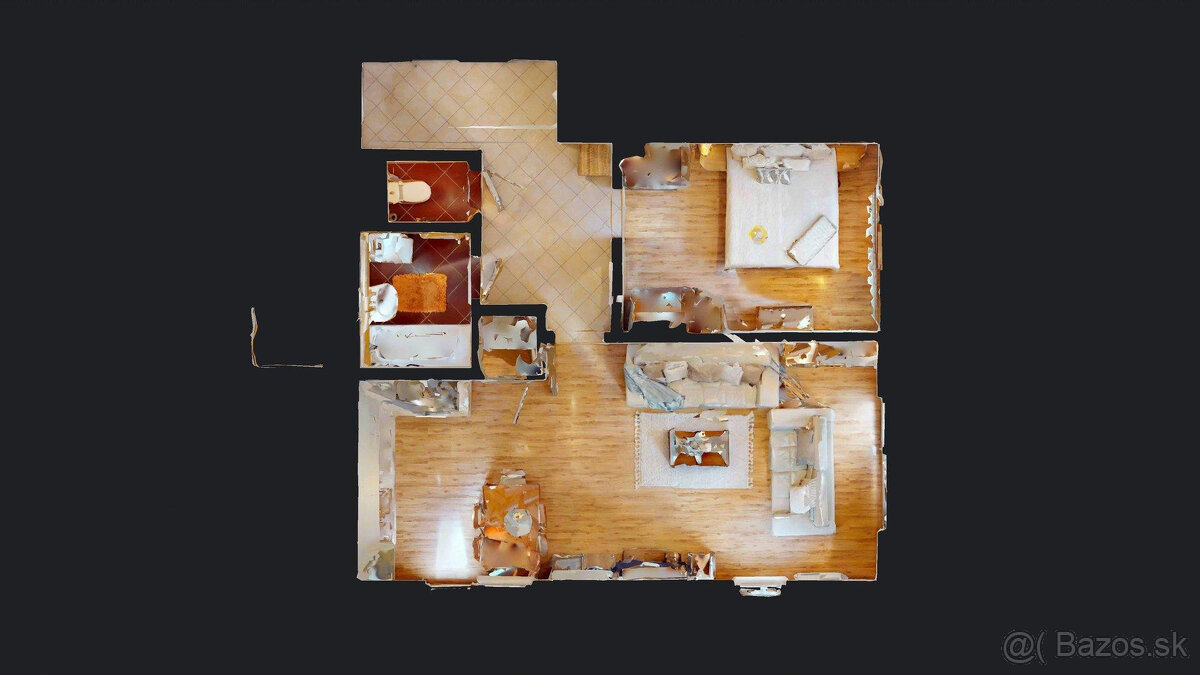 Priestranný, kompletne zariadený 2-izb. byt v staršej novost - 8