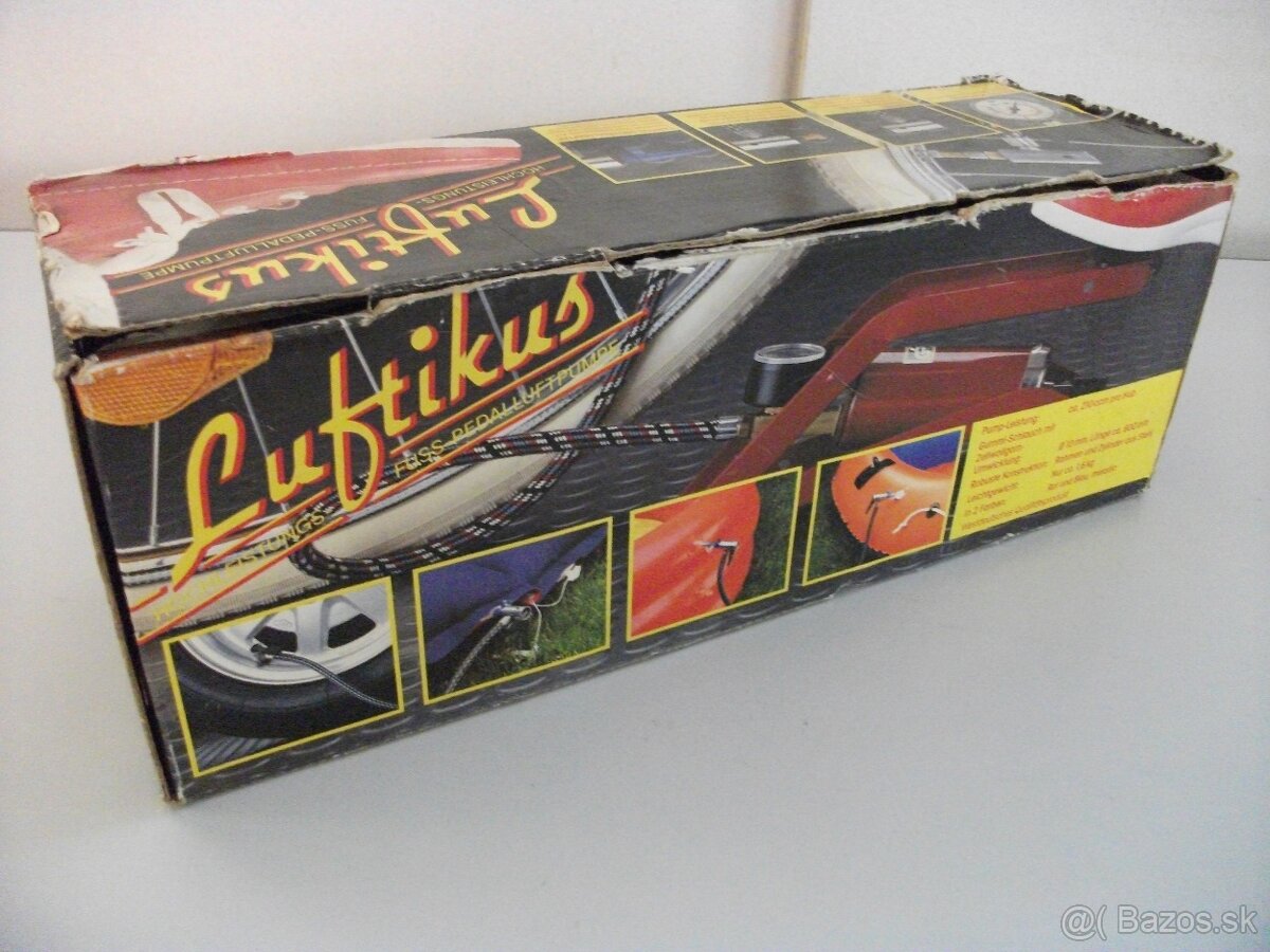 Retro nožná pumpa(hustilka). - 8