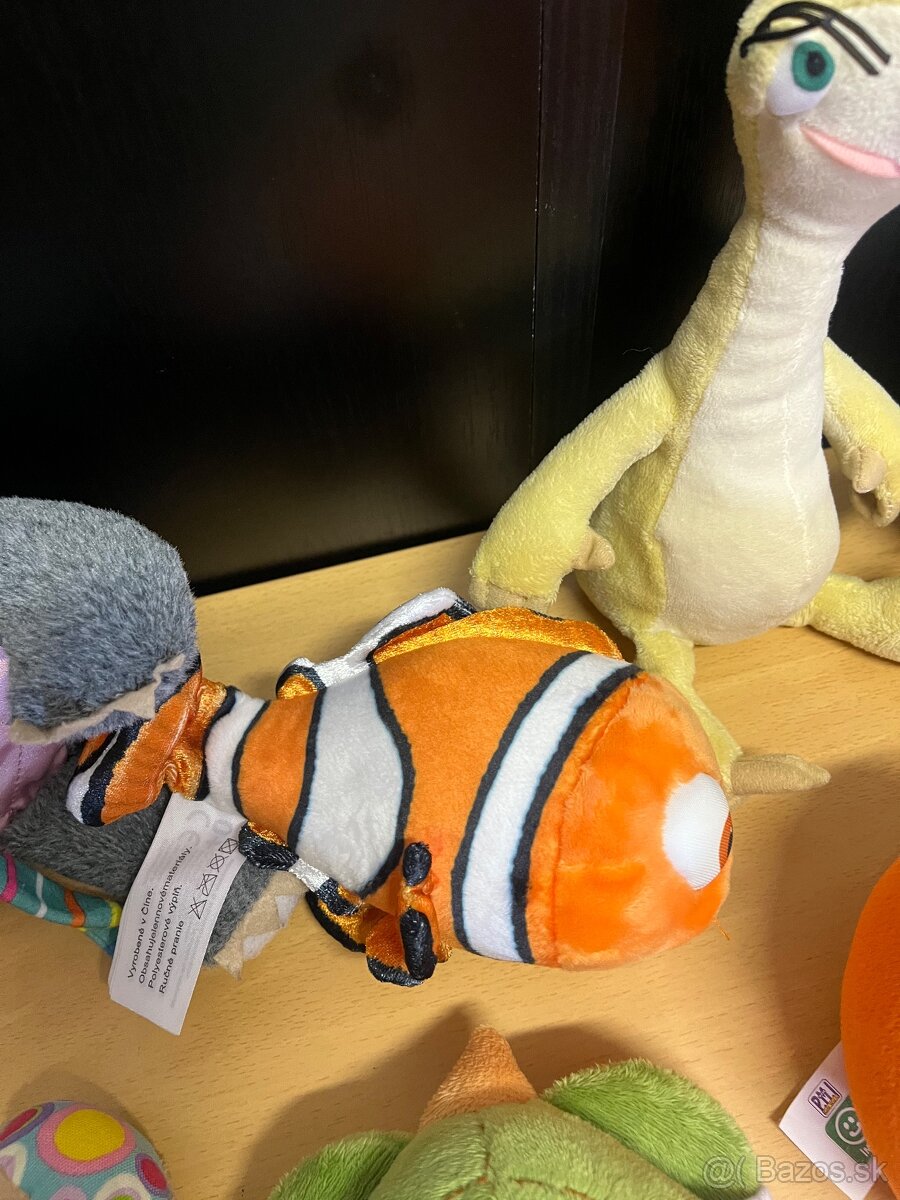 Plyšové hračky-psík, korytnačka, medvedík, Nemo… - 8