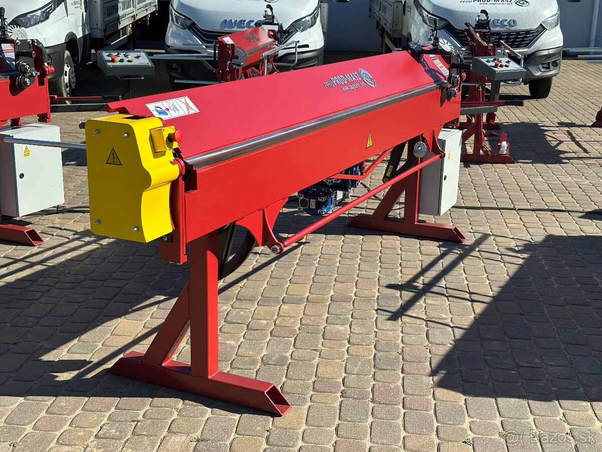 Elektrický ohýbací stroj, ohýbačka, lemovačka na plech, 3m - 8