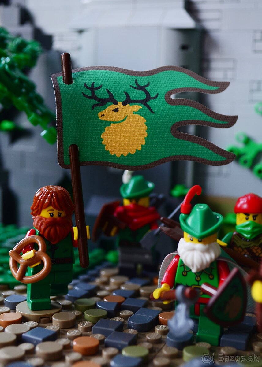 Predám Vlajky a Plášte pre lego castle - 8