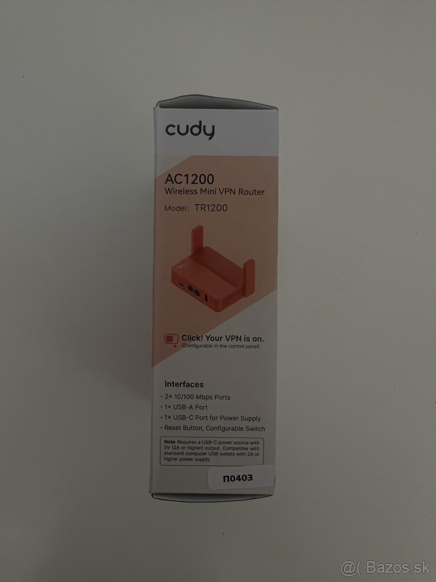 #L0216 Cudy TR1200 AC1200 Wireless Mini VPN Router - 8