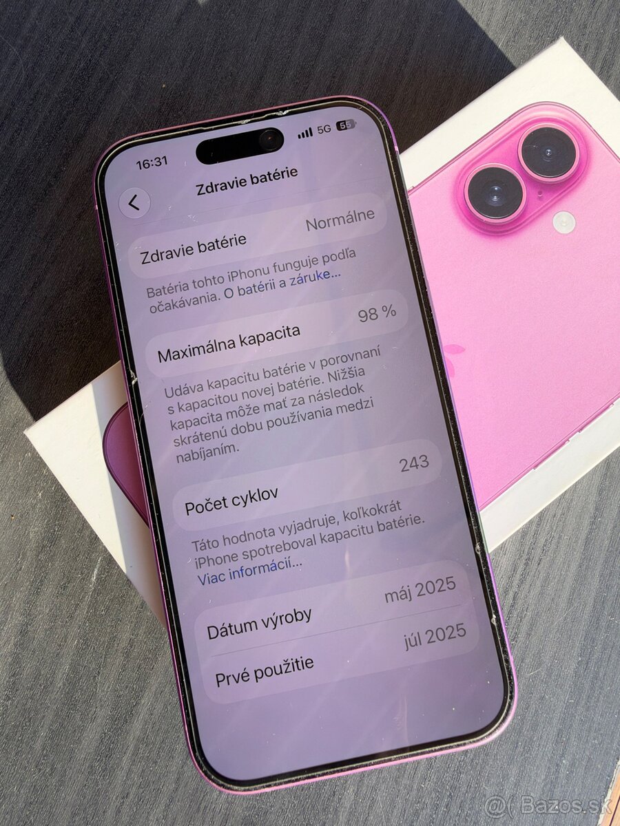 Apple iPhone 16 128GB - 8