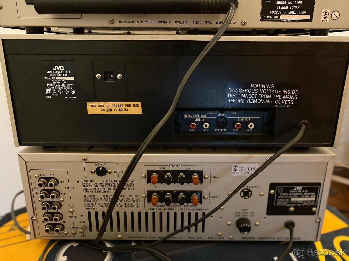 Predam HI-FI JVC strieborne - 8