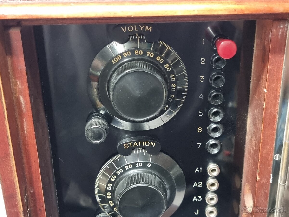 RADIOLA TYP 303 V 》UNIKÁTNE STAROŽITNÉ RADIO - 8