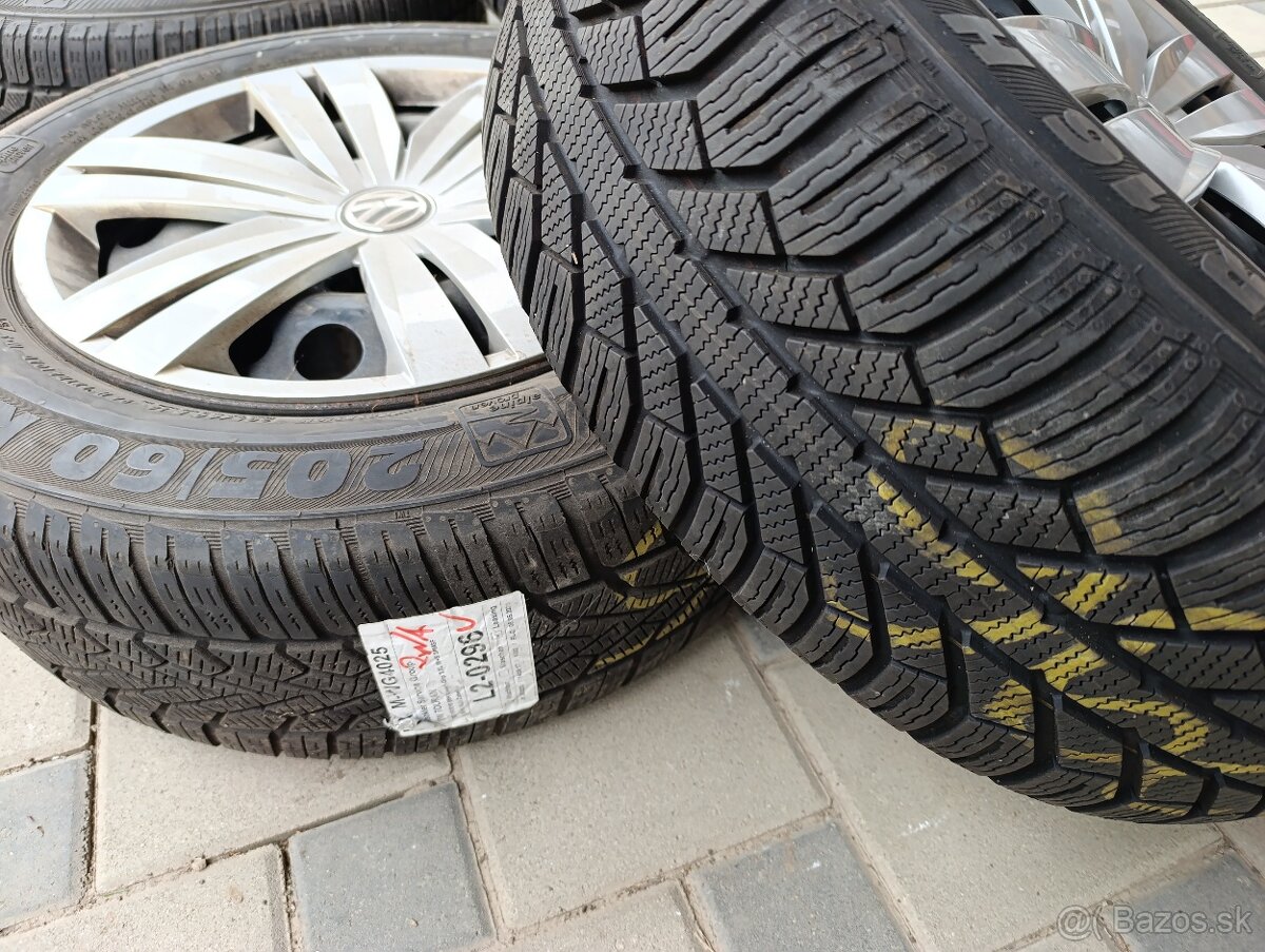 Zimné pneumatiky 205/60 R16 na diskoch 5x112 ET48 - 8